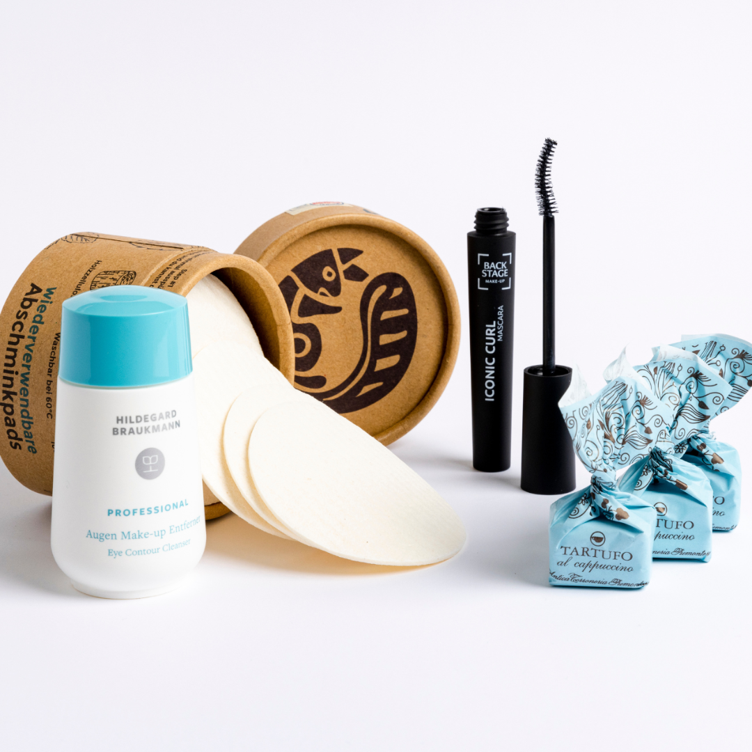 Geschenkset Damen Reinigung + Make-up + Feinschmecker
