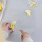 Adventskalender IDEEN Glasschneidebrett mit Herz
