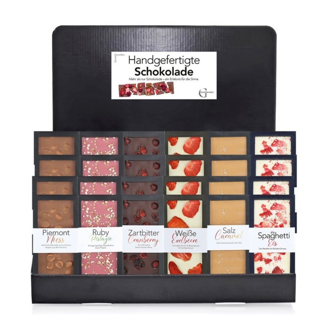 Adventskalender Ideen Schokoladentafel 90 g – kleine Weihnachtsfreude