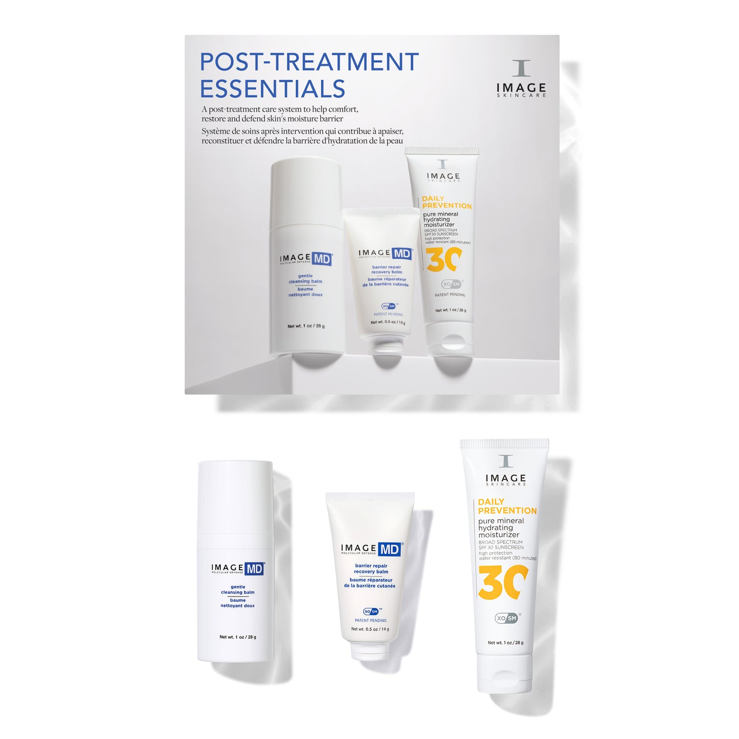 Image Skincare Post Treatment Essentials TRAVEL Kit - 3 Produkte
